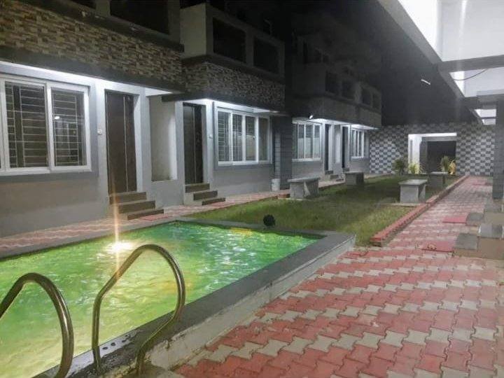 Pool at night